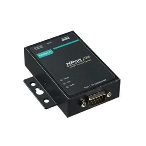 NPort 5130A-T 1-портовый усовершенствованный асинхронный сервер RS-422/485 в Ethernet с расширенным диапазоном температур MOXA